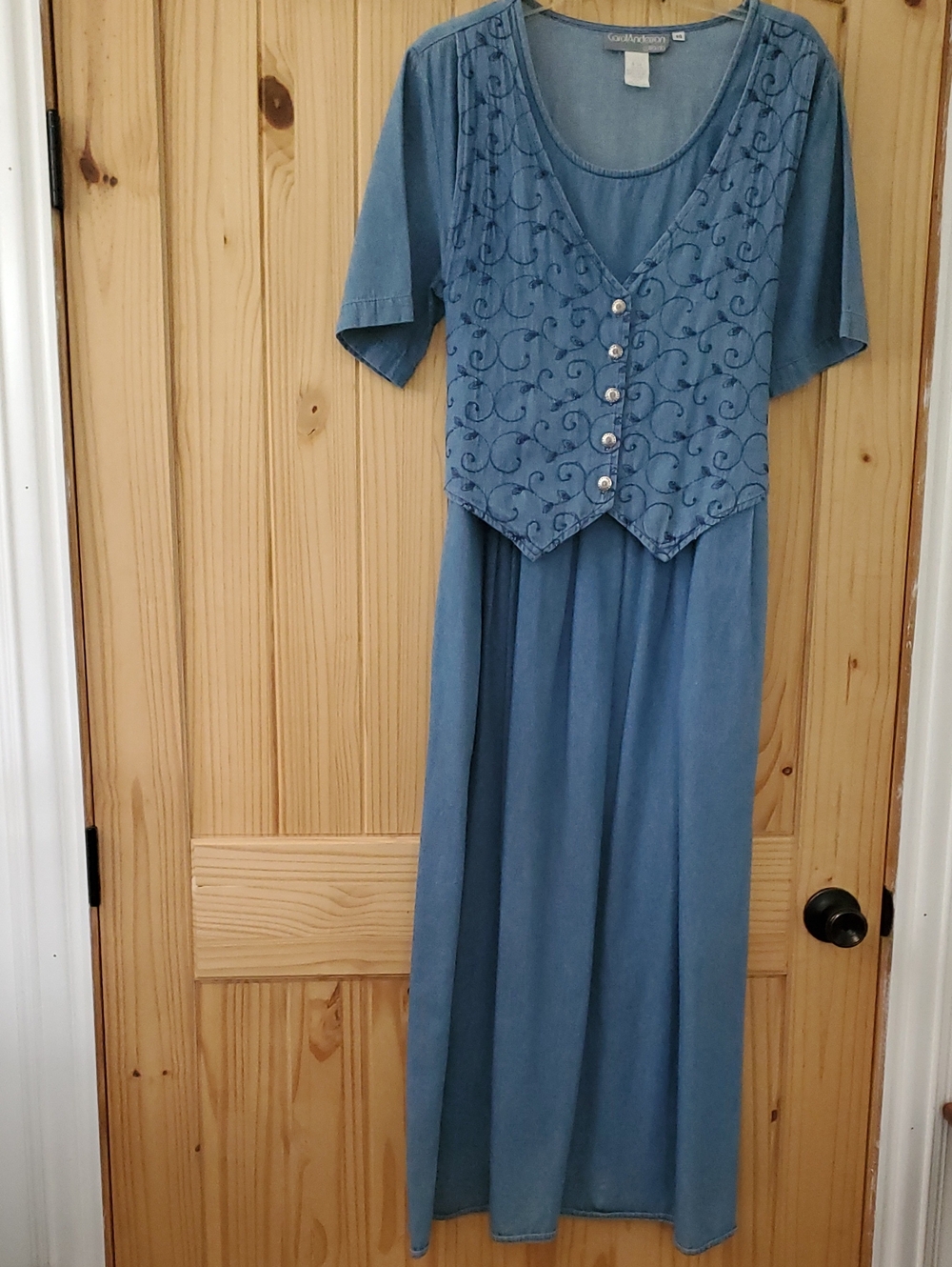 Vintage Denim Carol Anderson Dress